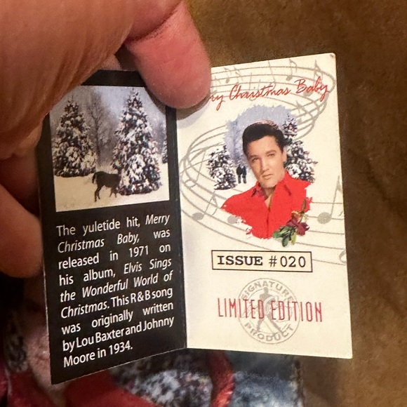 LMTD TREASURES ELVIS PRESLEY BEAR - Picture 2 of 5
